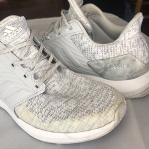 White Grey Marble Adidas Cloudform RapidaRun